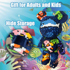 TIEDCWN Teddy Blocks vibrant fade-resistant colors stay bright over time for display and play.