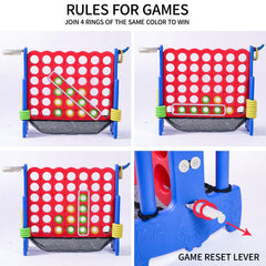 Tigasy Giant 4-Row Game set up outdoors for a family gathering.