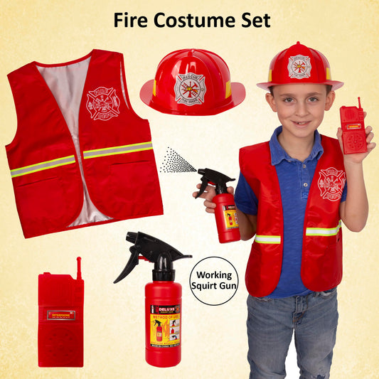 Tigerdoe kids construction vest in orange-yellow for easy costume layering.