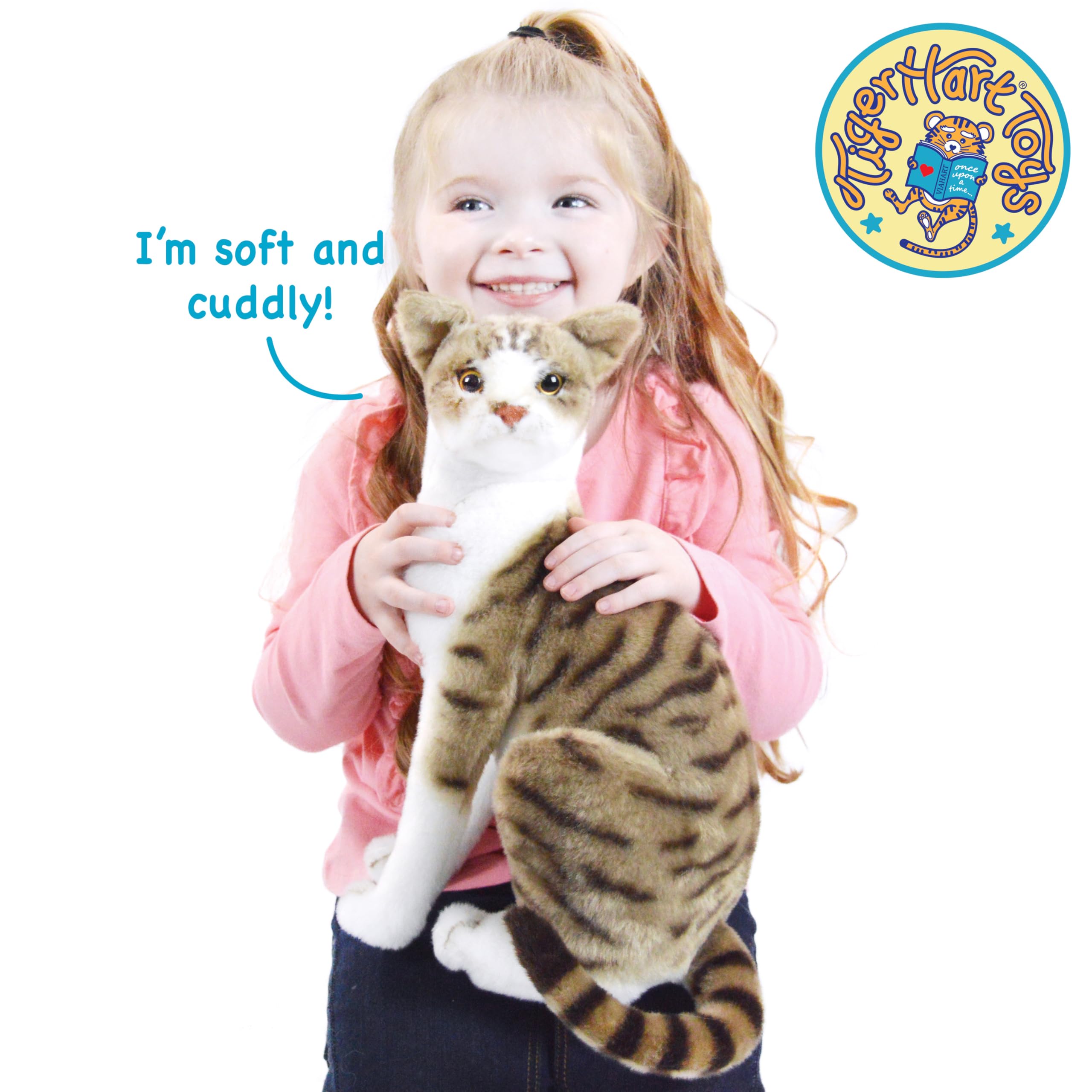 TigerHart Amy plush showcases soft fabric, ideal for hugging and daily play.
