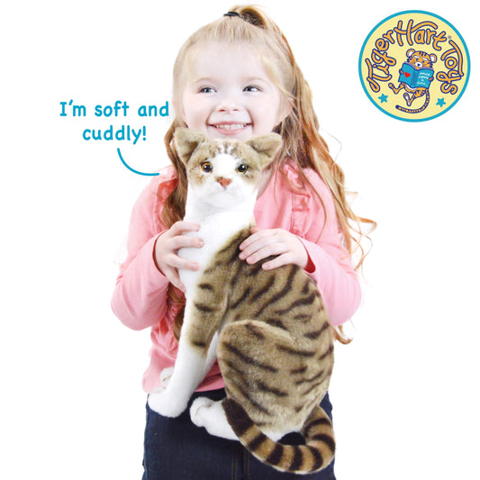 TigerHart Amy plush showcases soft fabric, ideal for hugging and daily play.