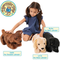 TigerHart Blythe The Black Lab plush story card; enhances imaginative play.