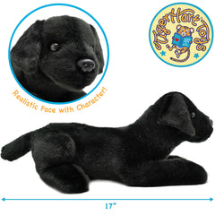 TigerHart Blythe The Black Lab plush care; hand wash recommended and easy care.