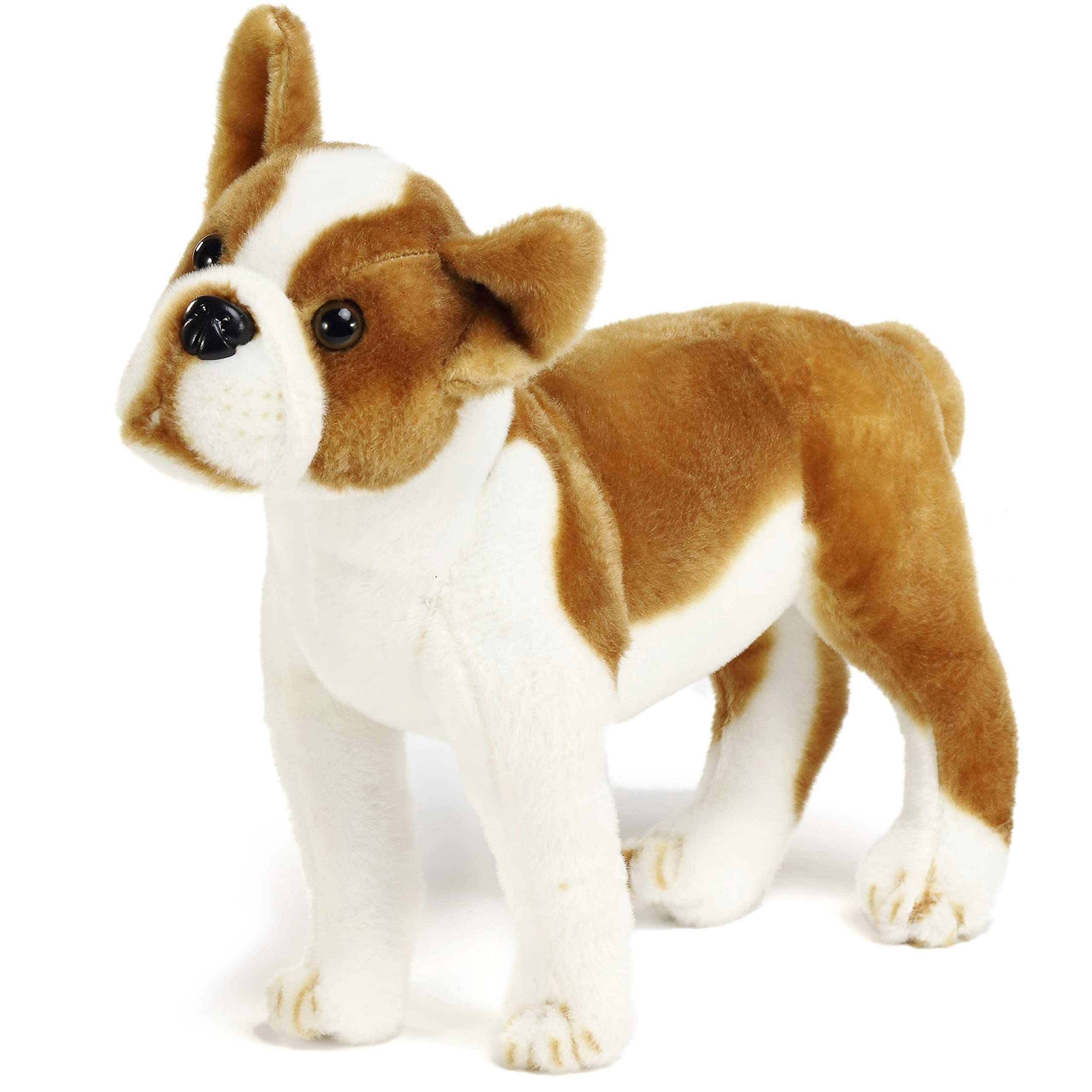 TigerHart Bobby Boston Terrier plush face, ultra-soft for comforting hugs.