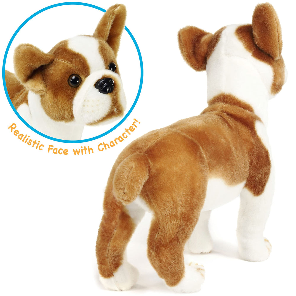 TigerHart Bobby Boston Terrier plush packaging, gift-ready and attractive.