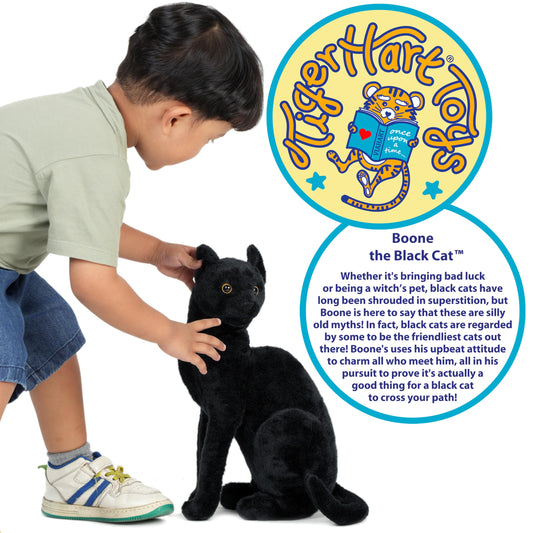 TigerHart Boone soft plush fabric close-up highlights huggable comfort.
