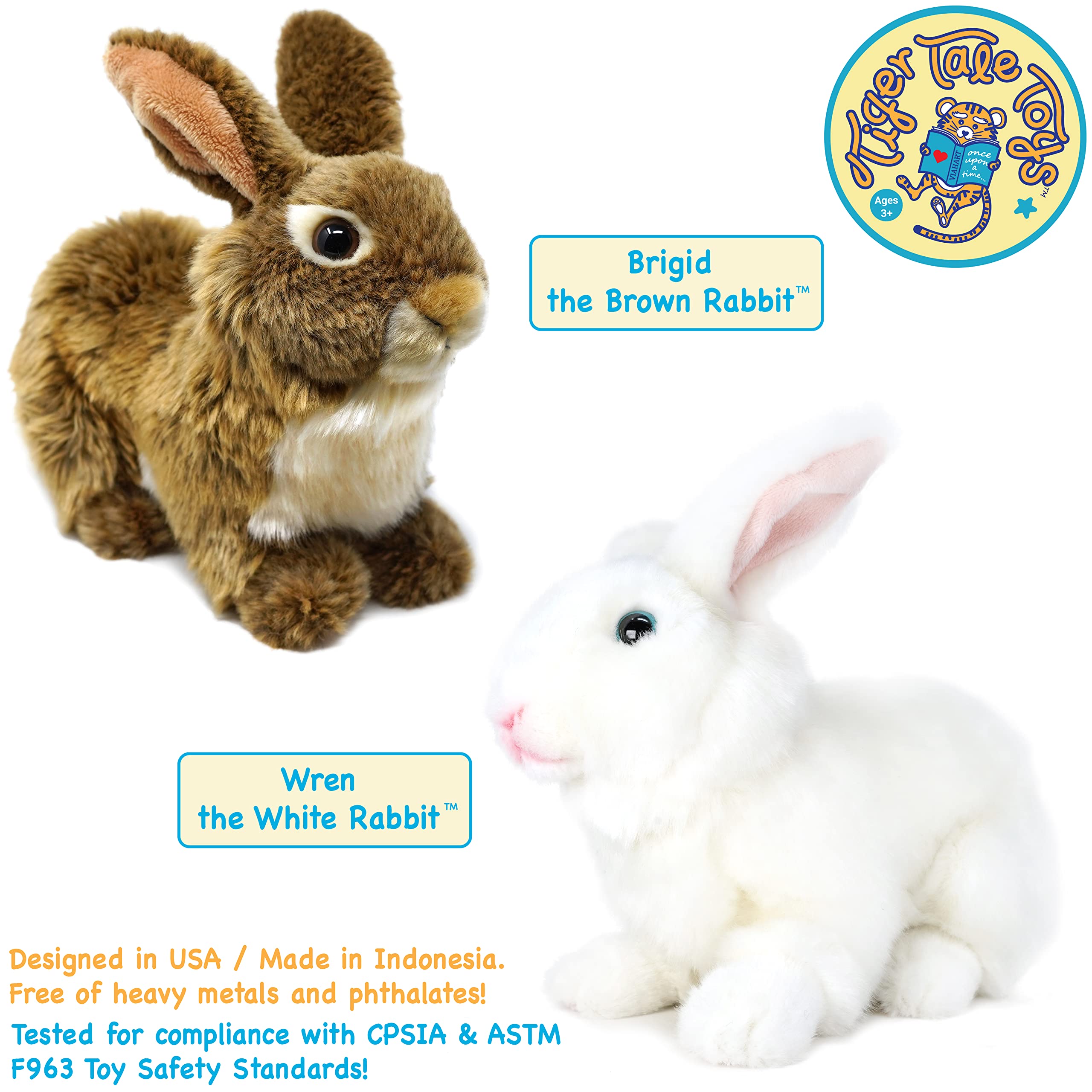 TigerHart Brigid weight and dimensions indicate a portable plush ideal for travel and display.