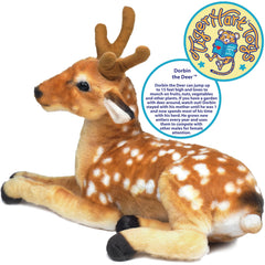 TigerHart Dorbin Deer stands at 21 inches for room display and gifting.