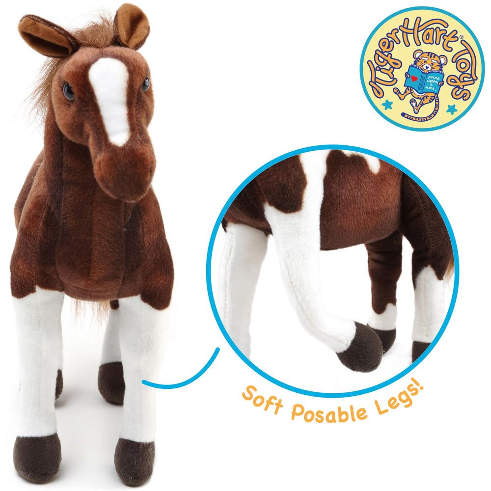 TigerHart Hanna 16-inch plush featuring huggable design for imaginative play