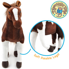 TigerHart Hanna 16-inch plush featuring huggable design for imaginative play