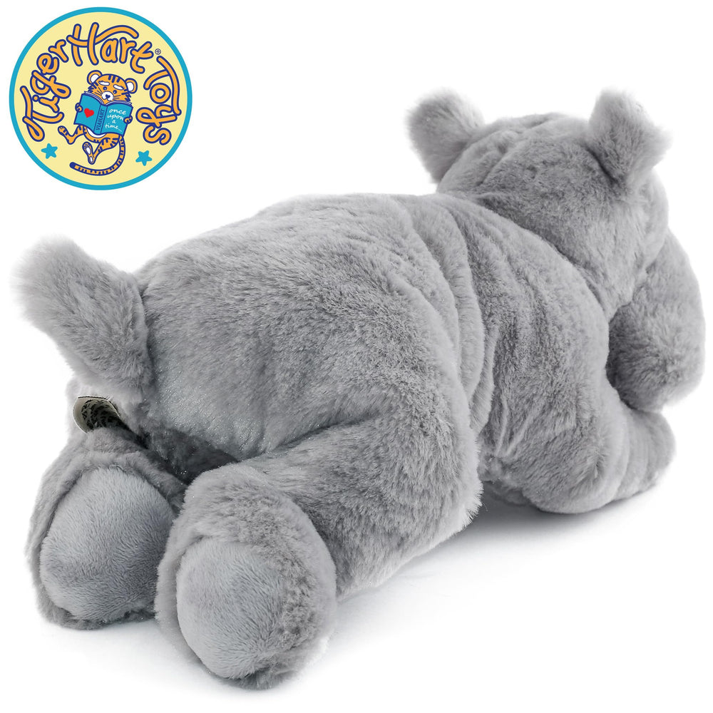 TigerHart Huck the Hippo plush is easy to care for with gentle washing.