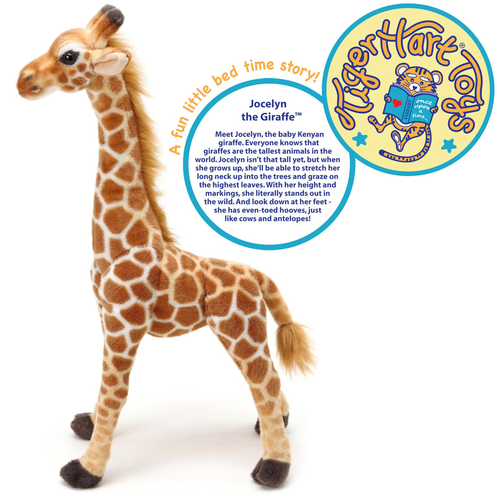 Jocelyn's poseable neck supports interactive storytelling and positioning.