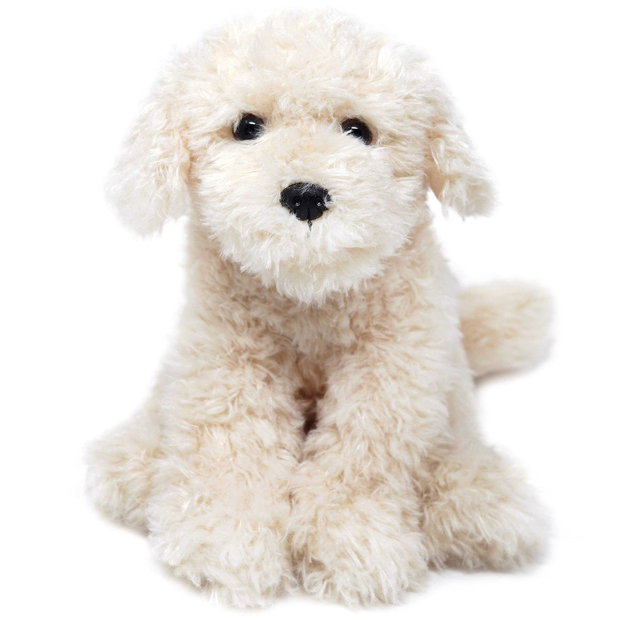 TigerHart Luka Labradoodle plush, front view, soft and huggable for comforting play