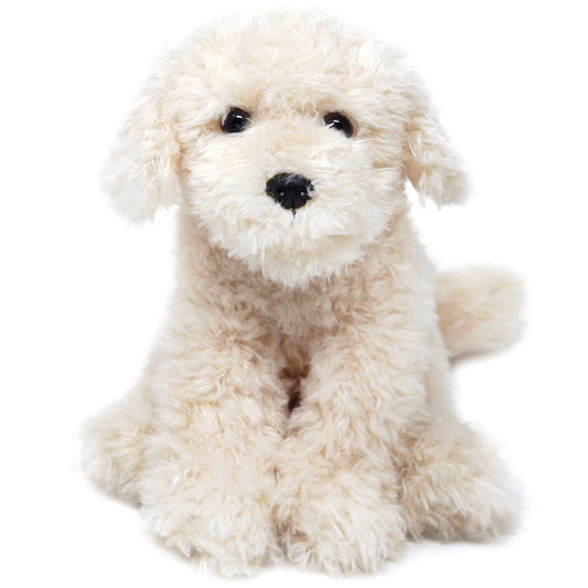 TigerHart Luka Labradoodle plush, front view, soft and huggable for comforting play