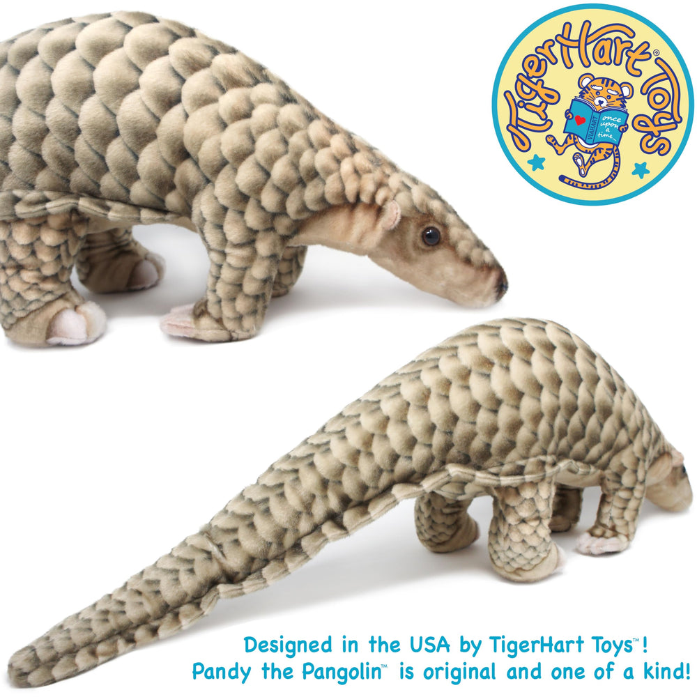 TigerHart Pandy pangolin uses safe materials and is easy to clean.