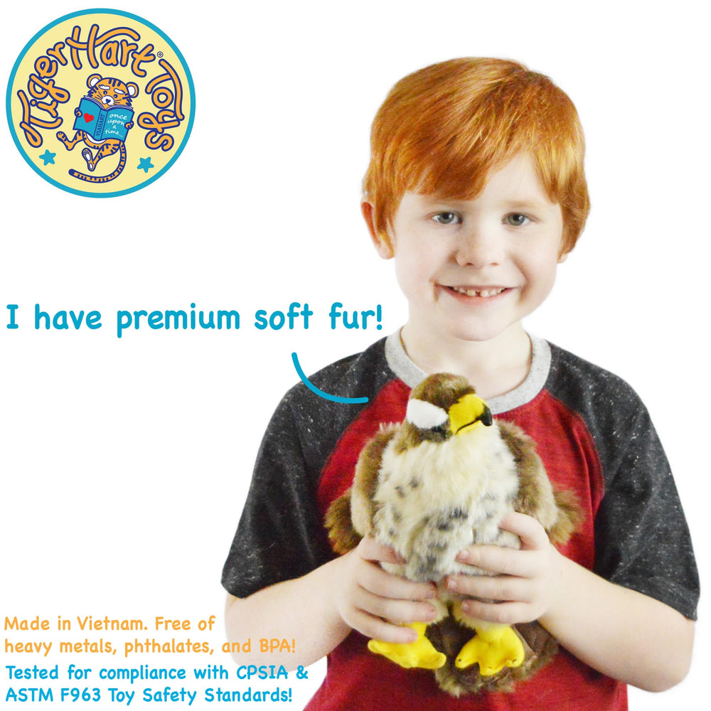 TigerHart Percival Peregrine Plush with story card for imaginative play