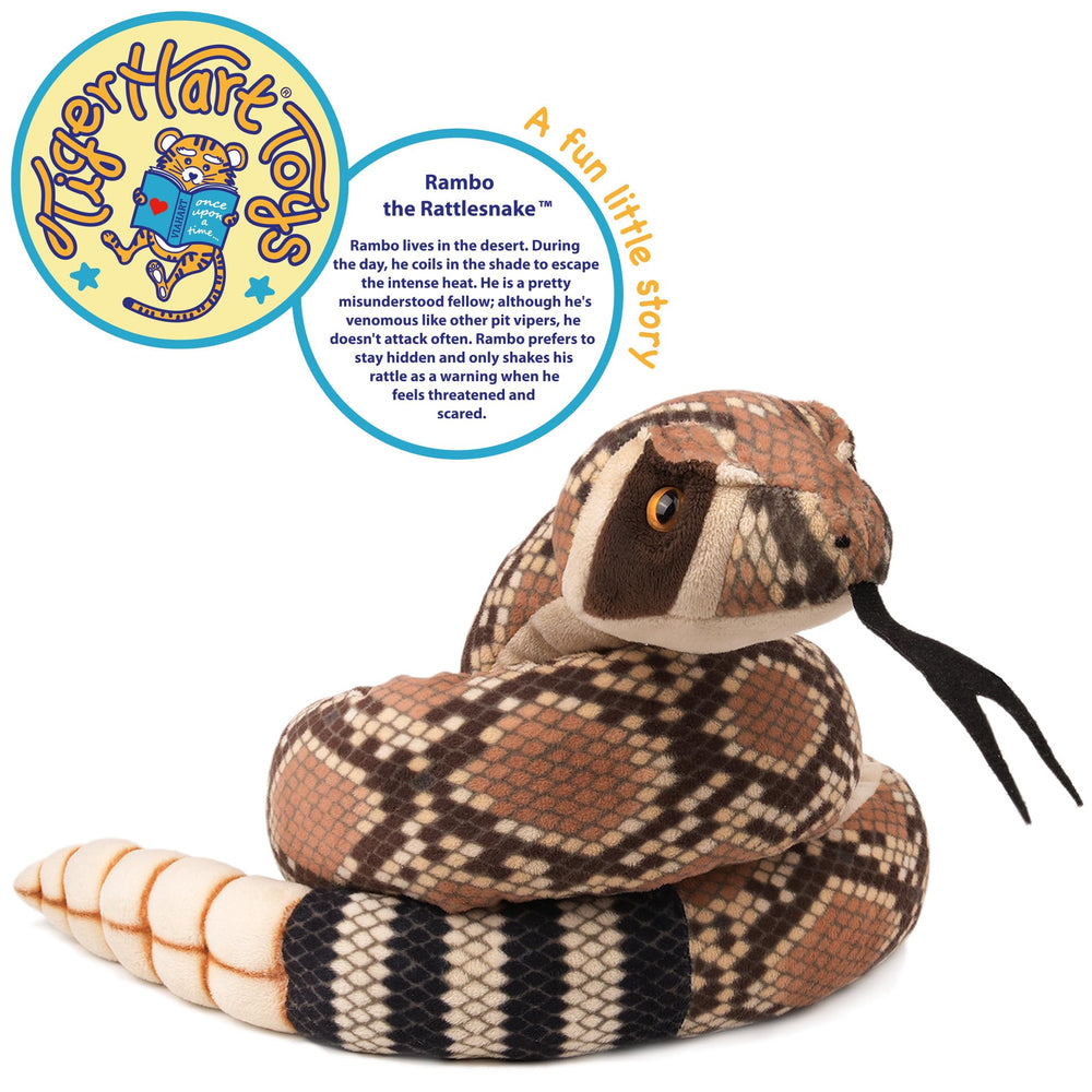 TigerHart Rambo securely sewn construction supports durable pretend play.