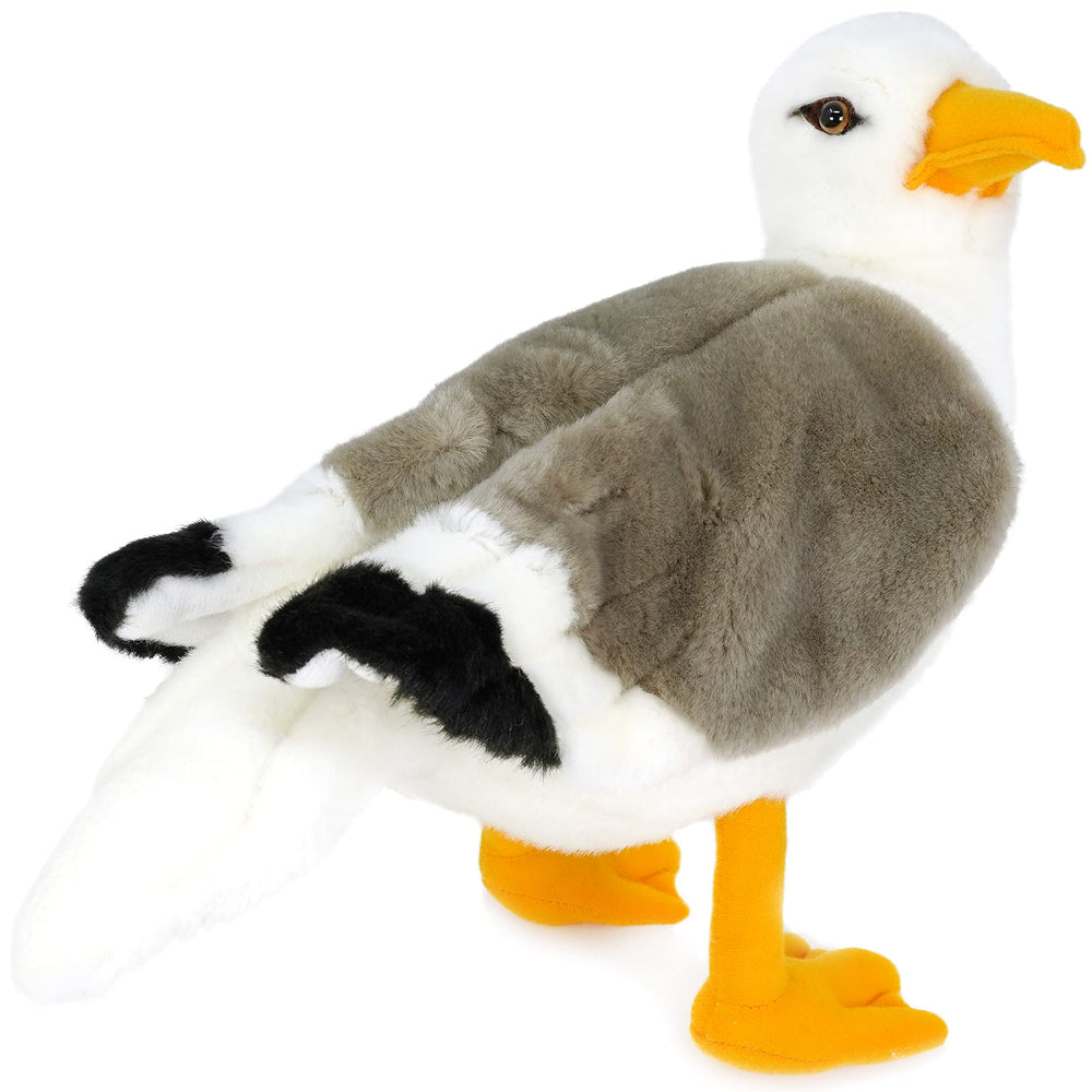 TigerHart Seamus the Seagull 12-inch plush, front view, soft fabric for cozy hugs