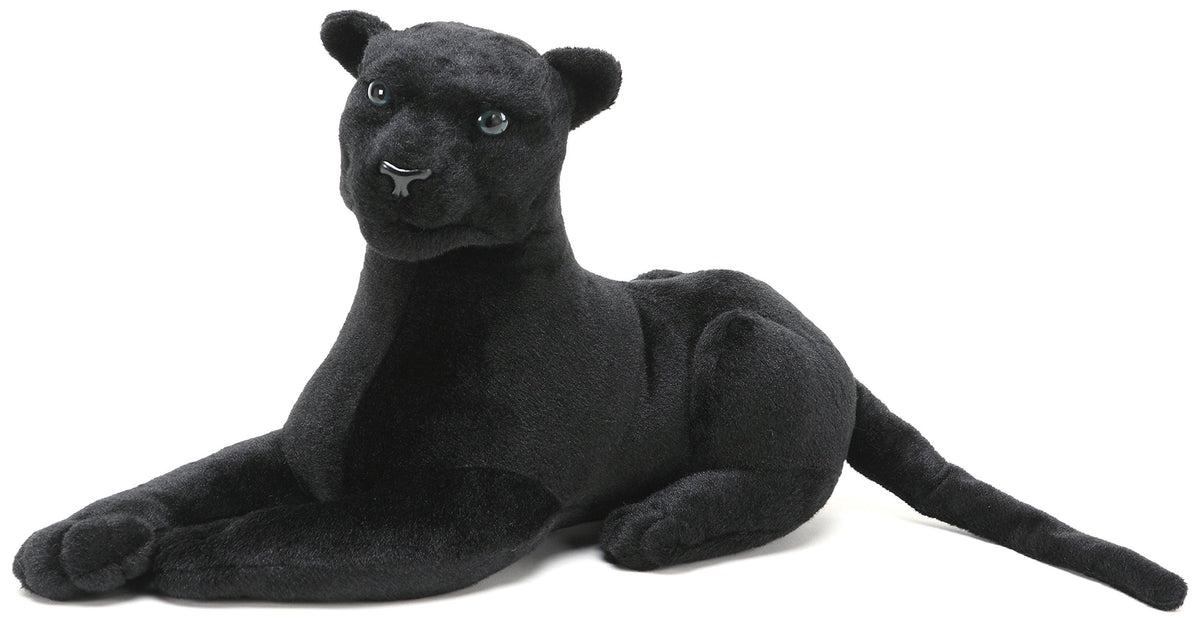 TigerHart Sid the Panther plush front view, ultra-soft and perfect for cuddling