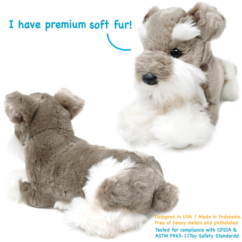 TigerHart Siegfried plush on bed, comforting companion during quiet time and stories.