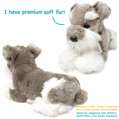 TigerHart Siegfried plush on bed, comforting companion during quiet time and stories.