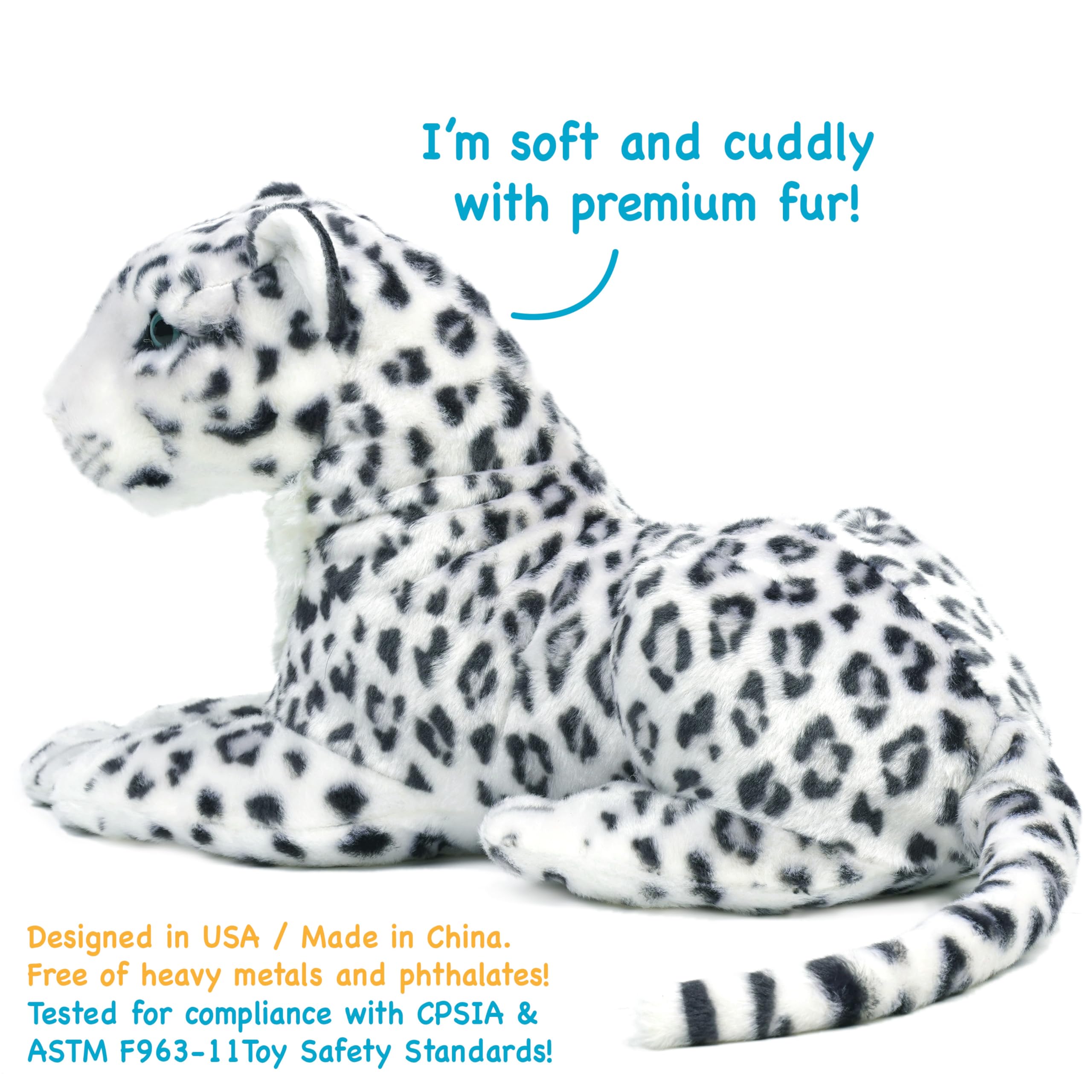 TigerHart Sinovia plush designed for ages 3+ with safe materials