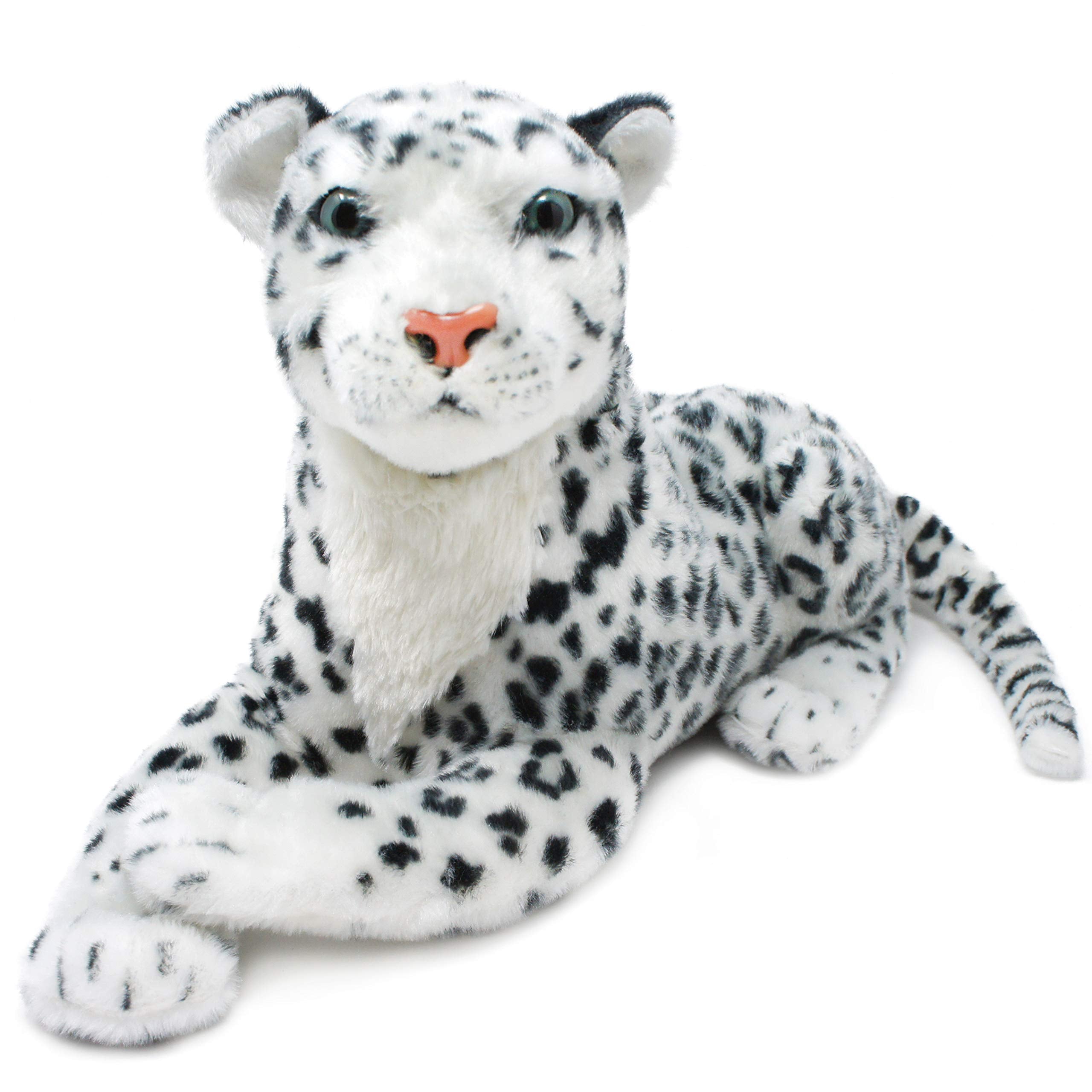 TigerHart Sinovia snow leopard plush 17-inch body for cozy cuddles and imaginative play