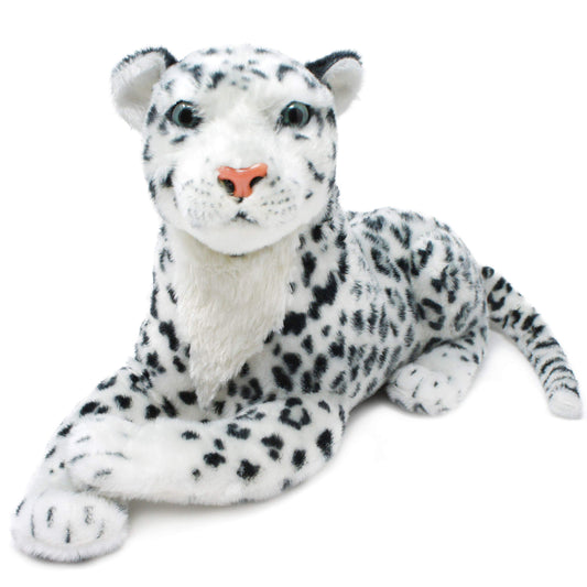 TigerHart Sinovia snow leopard plush 17-inch body for cozy cuddles and imaginative play