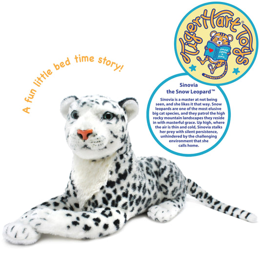 TigerHart Sinovia plush face close-up highlights soft fur and friendly expression
