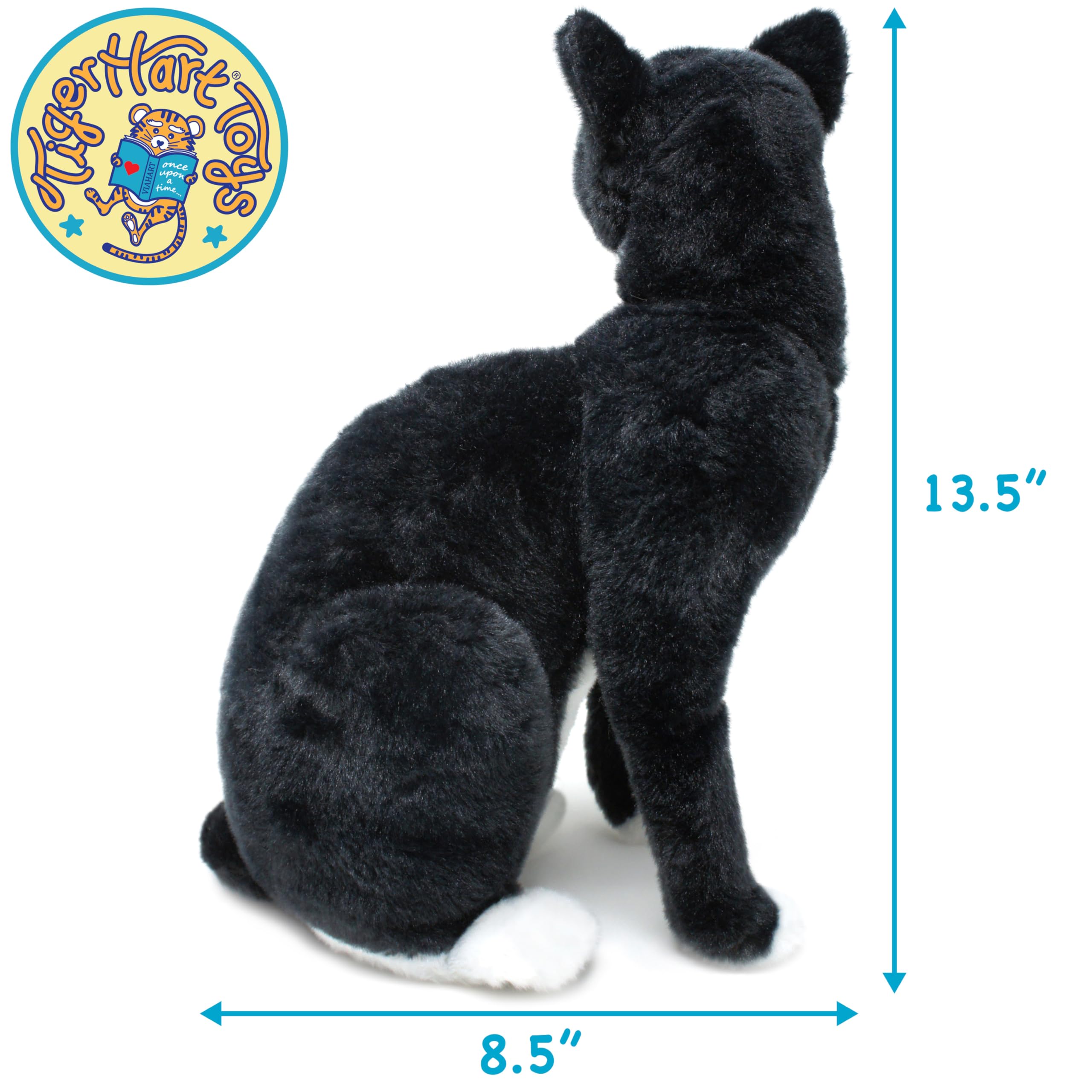 TigerHart Tate plush packaging, gift-ready presentation for kids.