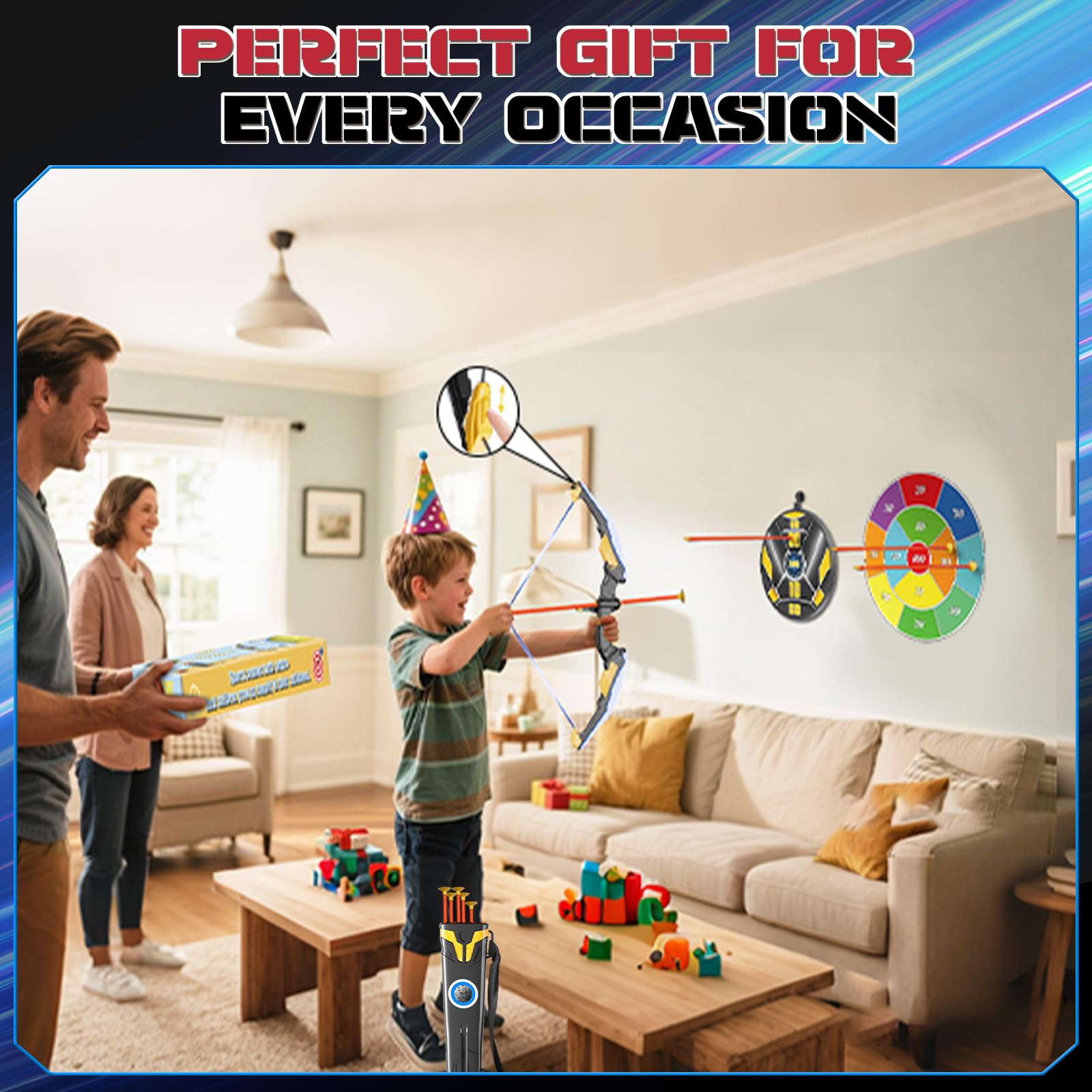 TIGTECGAME soft suction arrows with vacuum tips for safe indoor use