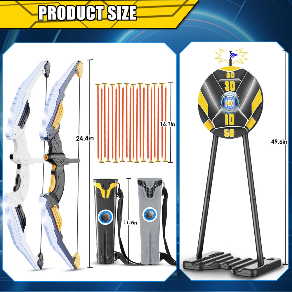 TIGTECGAME two quivers included for easy arrow organization.