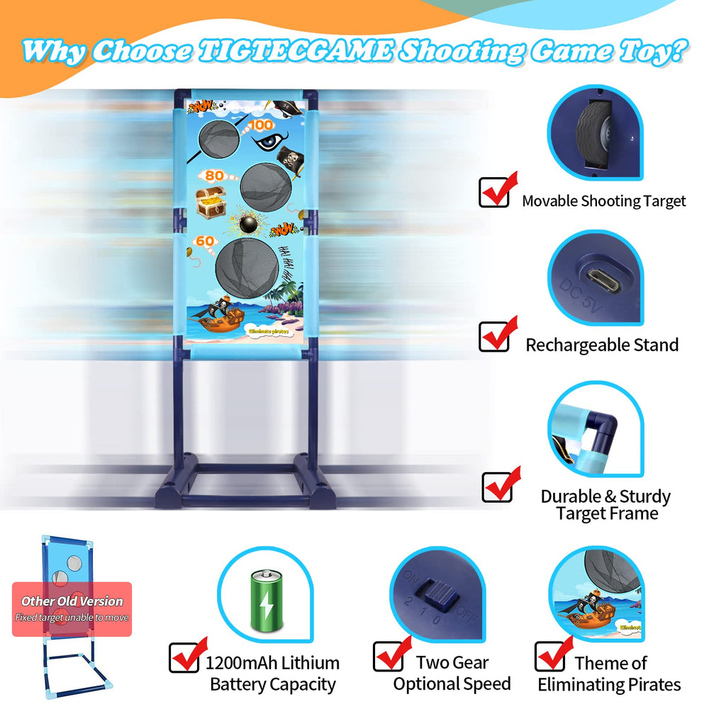 TIGTECGAME moving target enhances interactive shooting games.