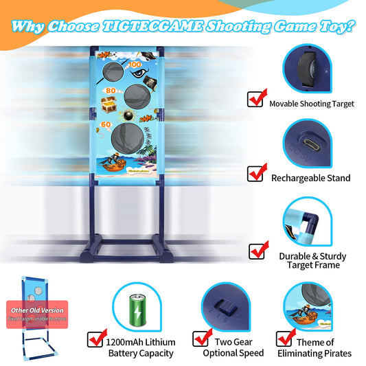TIGTECGAME moving target enhances interactive shooting games.