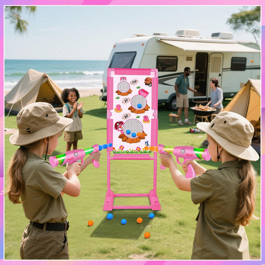 TIGTECGAME two blaster guns included for interactive target fun
