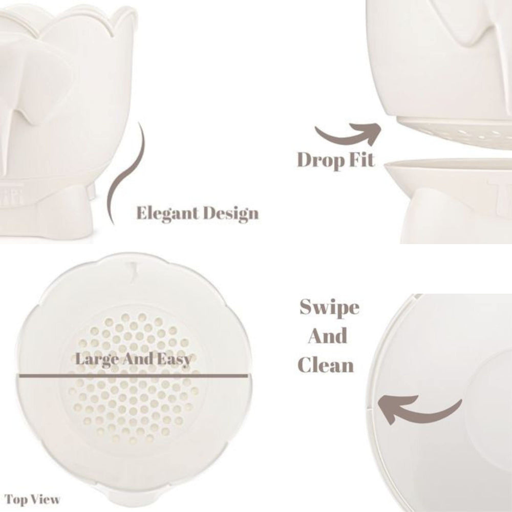 Tiipi Easy-clean design allows simple maintenance after baths.