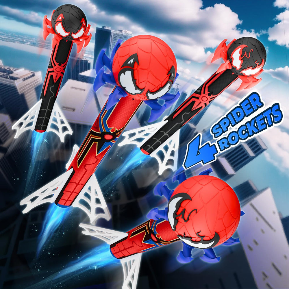 TIKAFONY four-spider-rockets ready for action-packed launches.