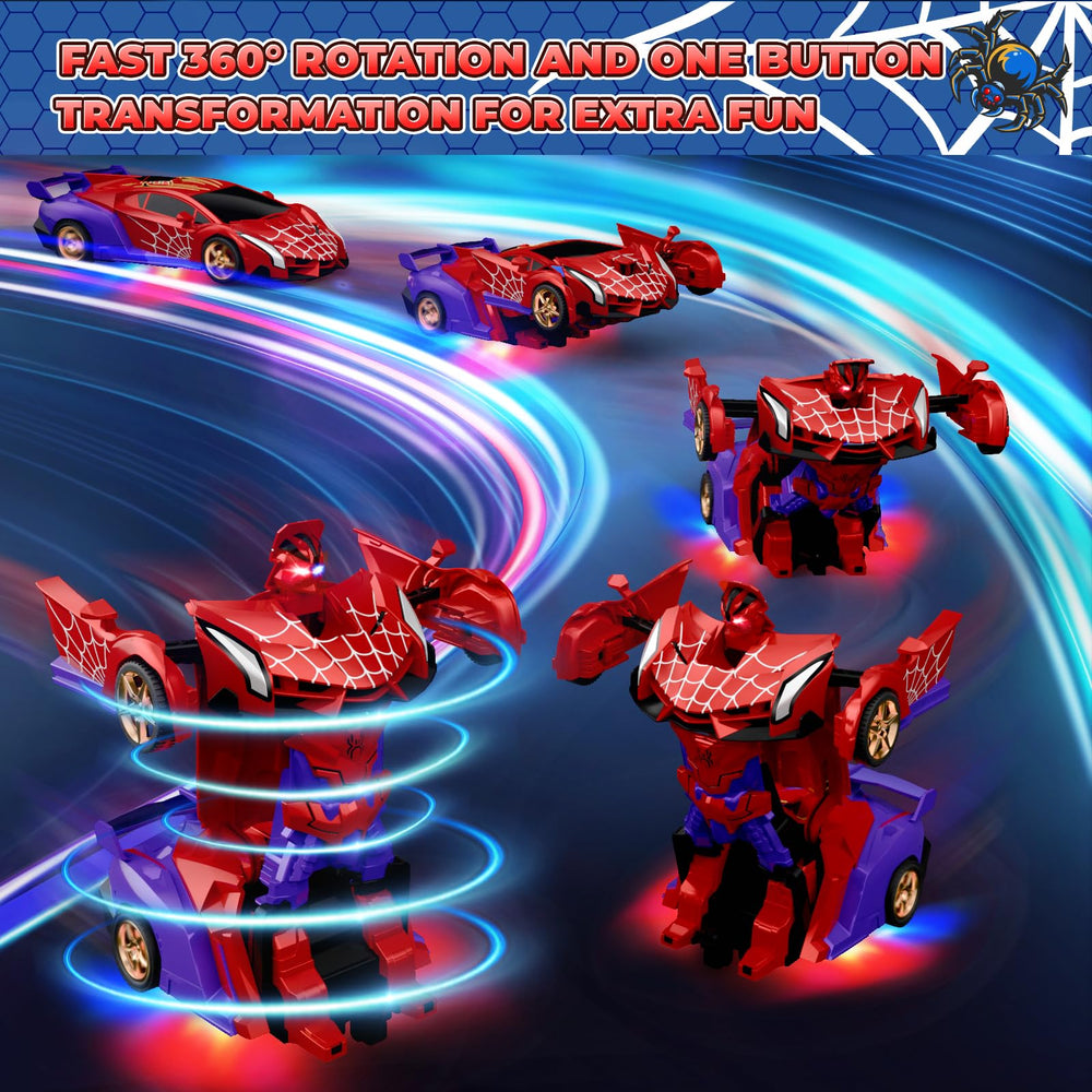 TIKAFONY Spider Transform RC Car delivers fast 360-degree spins for dynamic racing
