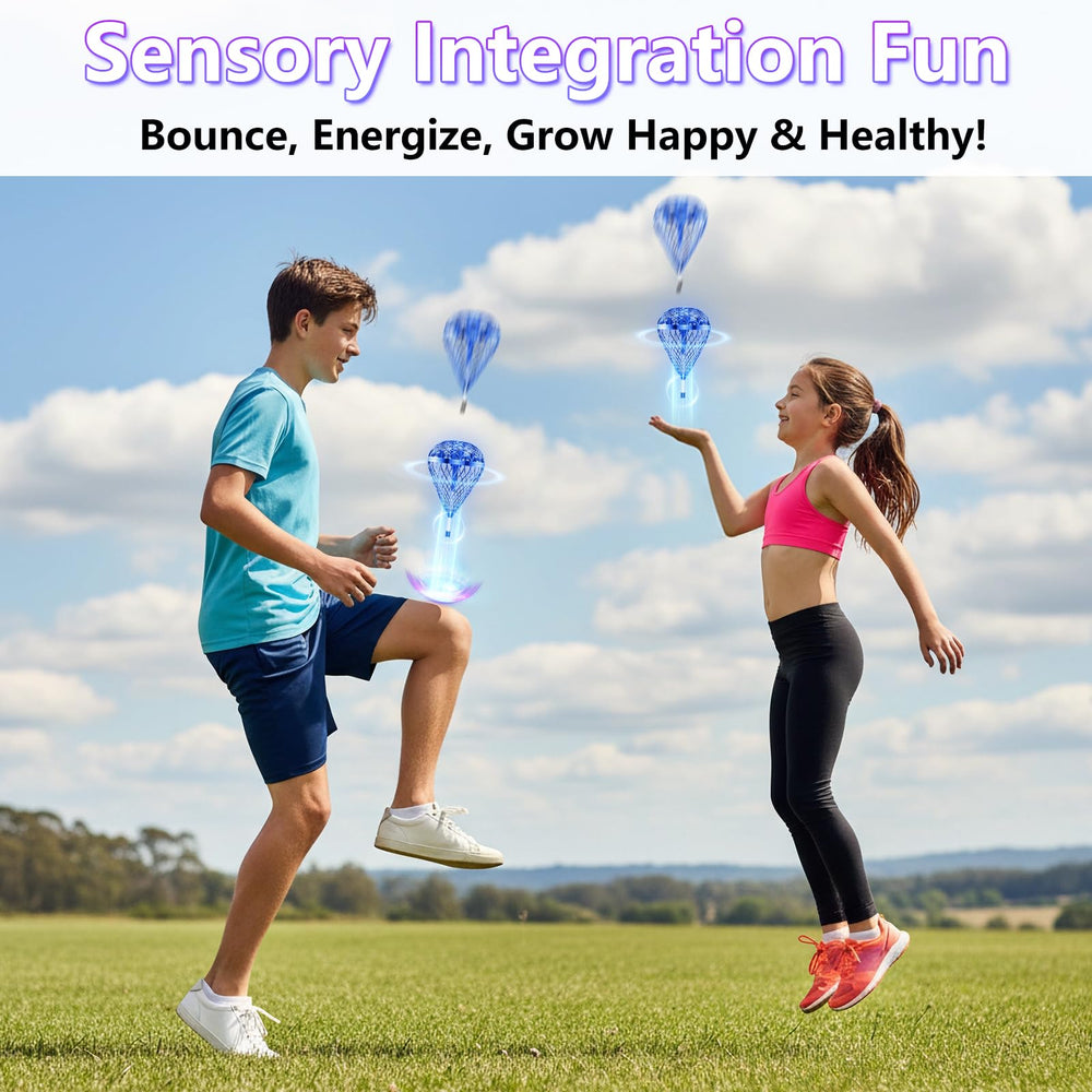 Tikduck Flying Ball blue USB charging keeps play eco-friendly.