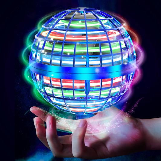 Tikduck Flying Orb Ball top view shows a sleek, glowing design for exciting play.