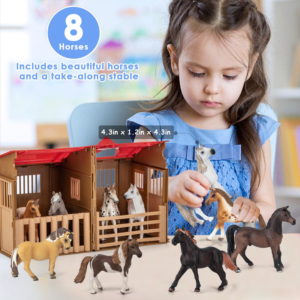 TikOnsYol collapsible stable opens into portable play space.