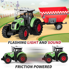 TikOnsYol farmer figure and accessories support interactive farm scenes and learning.