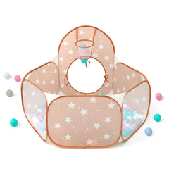 TIKTENT kid-friendly fabrics with soft edges encourage cozy, safe play.