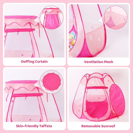 TIKTENT princess tent outdoors, great for picnics, parks, and daycare fun.