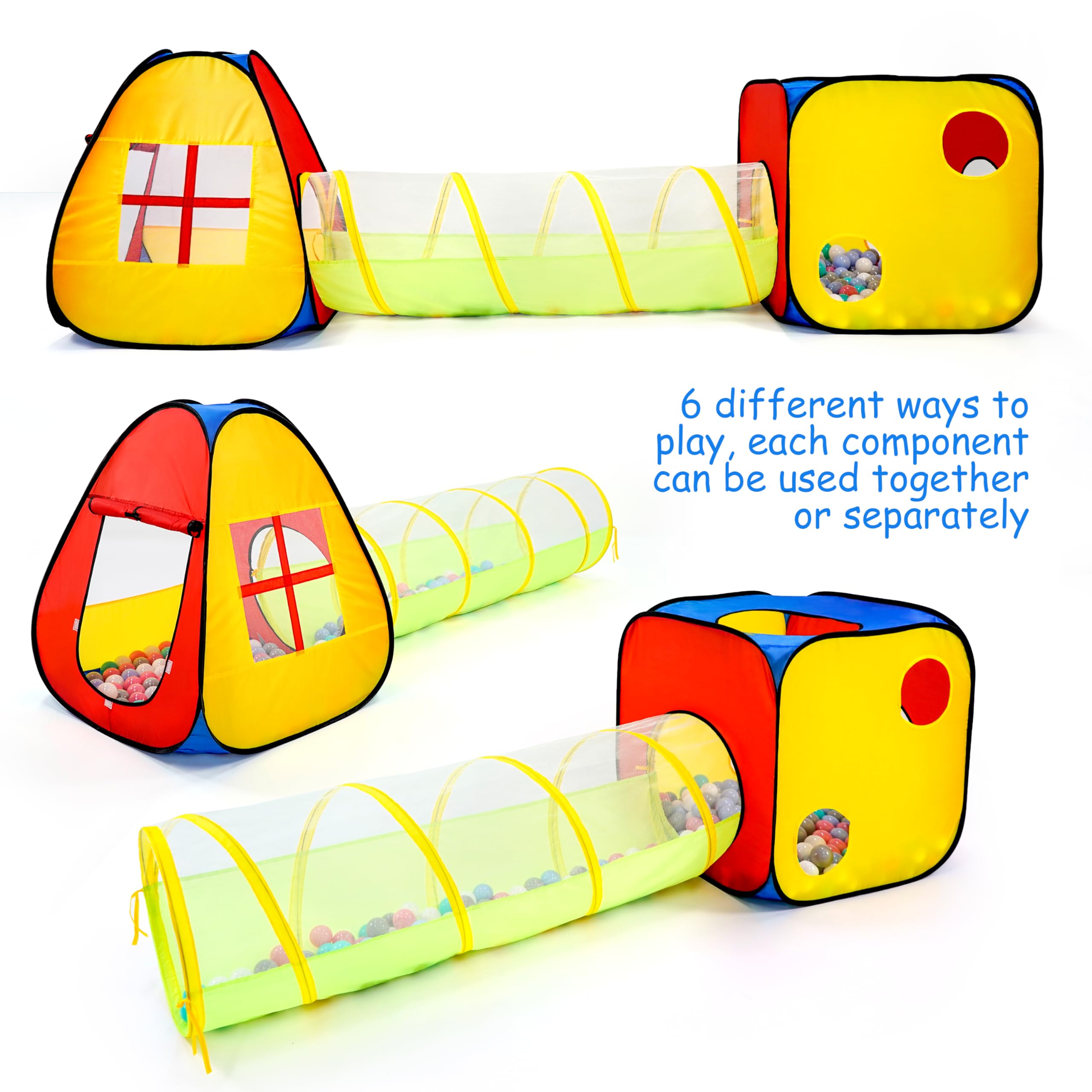 TIKTENT safe, sturdy materials support energetic play for toddlers and siblings.