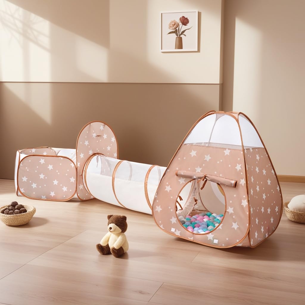 TIKTENT tunnel crawl-through for immersive indoor exploration and imaginative adventures.