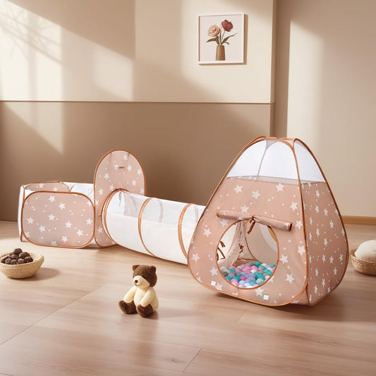 TIKTENT tunnel crawl-through for immersive indoor exploration and imaginative adventures.
