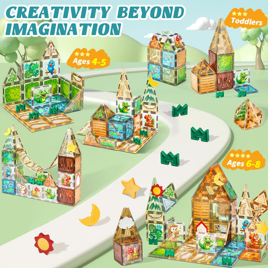 TikTiles woodland tree house design supports sturdy, kid-friendly builds