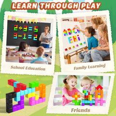 TikTiles STEM-friendly design introduces geometry and magnetism through hands-on play.