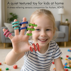 Tikwork fidget stick provides calming effect through texture variety for anxious moments.